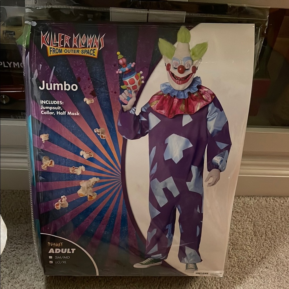 Spirit Halloween Killer Klowns from Outer Space Jumbo Adult Large/XL Costume